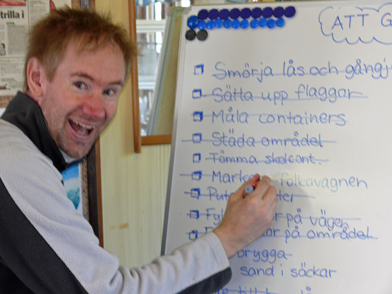 2008 Petter stryker stolt på listan att han hittat folkavagnen - 2008